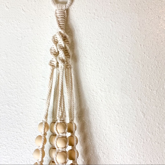 38” and 31” Set of 2 Macrame Plant Holders - Picture 9 of 11